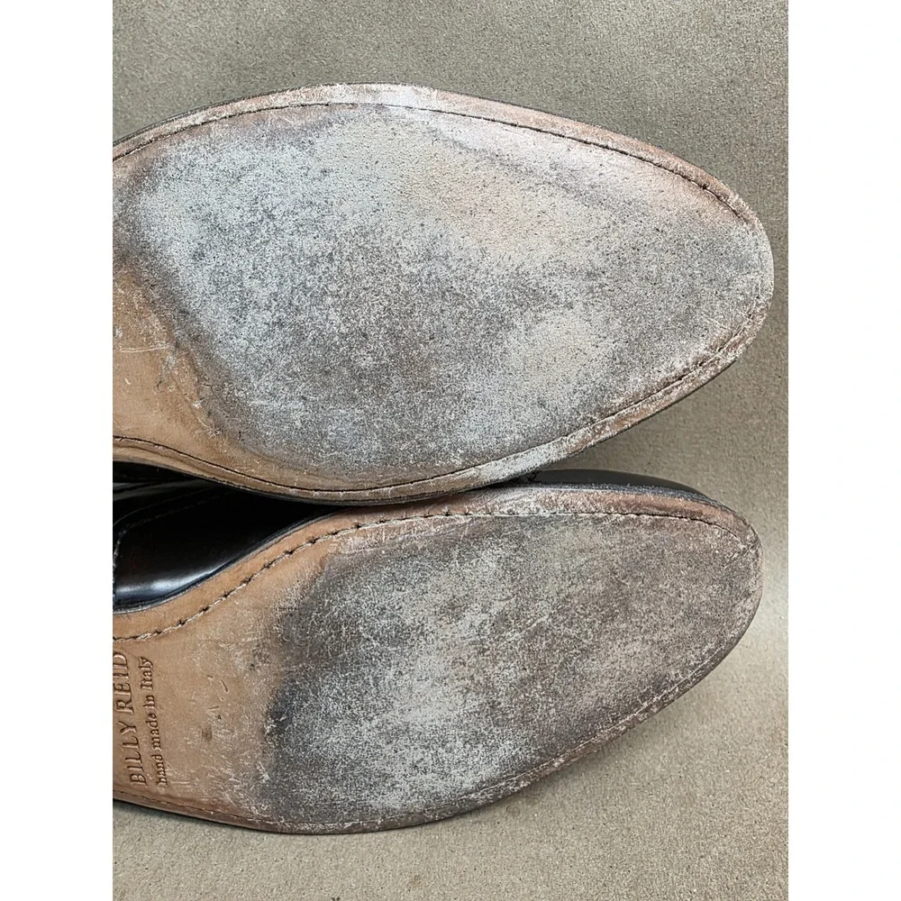 Billy Reid (Sz 9) Men's Oxford Cap Toe shoes Dark Brown Oxfords